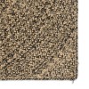 Területszőnyegek természetes és fekete 80 x 300 cm juta