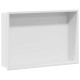 Zuhany niche fehér 45 x 30 x 9.5 cm rozsdamentes acél