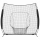 Baseball és softbol fekete 250 x 106 x 209 cm poliészter