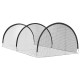 Baseball és softbol fekete 702 x 369,5 x 243,5 cm poliészter Baseball és softbol fekete 702 x 369,5 x 243,5 cm poliészter