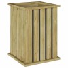 Növényágyak dobozok barna 33 x 33 x 45 cm impregnált fenyőfa