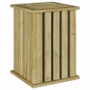 Növényágyak dobozok barna 33 x 33 x 45 cm impregnált fenyőfa