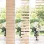 Zsaluzia tölgy hatás 120 x 130 cm 35 mm masszív paulownia fa