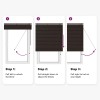 Zsaluzia sötét barna 75 x 130 cm 35 mm masszív paulownia fa