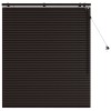 Zsaluzia sötét barna 120 x 130 cm 35 mm masszív paulownia fa