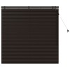 Zsaluzia sötét barna 130 x 130 cm 35 mm masszív paulownia fa