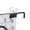 Céltábla állvány fekete és fehér 82,5 x 51 x 150 cm fém