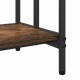 Ruhaszárító polcokkal füstölt tölgy 90 x 30 x 100.5 cm faanyag Ruhaszárító polcokkal füstölt tölgy 90 x 30 x 100.5 cm faanyag