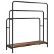 Ruhaszárító polcokkal füstölt tölgy 90 x 30 x 100.5 cm faanyag Ruhaszárító polcokkal füstölt tölgy 90 x 30 x 100.5 cm faanyag