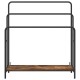 Ruhaszárító polcokkal füstölt tölgy 90 x 30 x 100.5 cm faanyag Ruhaszárító polcokkal füstölt tölgy 90 x 30 x 100.5 cm faanyag