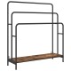 Ruhaszárító polcokkal füstölt tölgy 90 x 30 x 100.5 cm faanyag Ruhaszárító polcokkal füstölt tölgy 90 x 30 x 100.5 cm faanyag