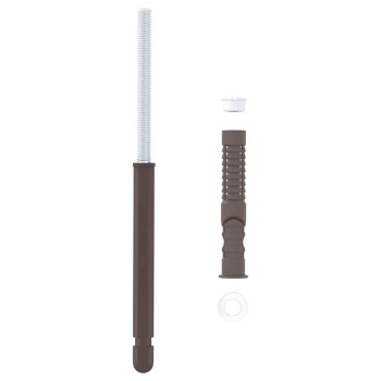 Lebegő polctartók 12 pcs bézs ø10 x 170 mm acél