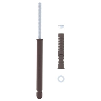 Lebegő polctartók 12 pcs bézs ø12 x 190 mm acél