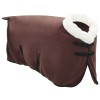 Ló takaró teljes sötét barna 105 cm polár fleece