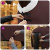 Ló takaró teljes sötét barna 135 cm polár fleece