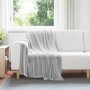 Takarók 6 pcs szürke 130 x 150 cm gyapjú
