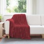 Dobós takaró bordeaux piros 150 x 130 cm gyapjú