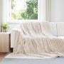 Takarók 6 pcs bézs 270 x 240 cm gyapjú