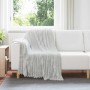 Takarók 6 pcs szürke 150 x 130 cm gyapjú