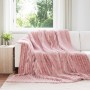 Takarók 6 pcs rózsaszín 270 x 240 cm gyapjú