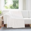 Takarók 6 pcs fehér 200 x 150 cm gyapjú