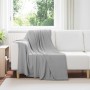Takarók 6 pcs szürke 170 x 130 cm gyapjú