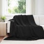 Takarók 6 pcs fekete 270 x 240 cm gyapjú