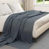 Takarók 24 pcs sötétszürke 240 x 220 cm gyapjú