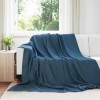 Takarók 24 pcs sötétkék 270 x 240 cm gyapjú