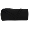 Takarók 24 pcs fekete 170 x 130 cm gyapjú
