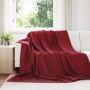 Takarók 24 pcs bordeaux piros 270 x 240 cm gyapjú