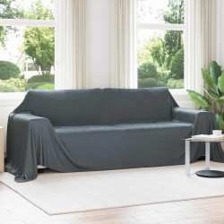 Takarók 6 pcs sötétszürke 350 x 270 cm gyapjú