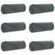 Takarók 6 pcs sötétszürke 350 x 270 cm gyapjú