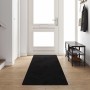 Szőnyeg futó fekete 80 x 400 cm 100% polipropilén tuftr