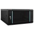 Hálózati szekrény tárolóval fekete 60 x 60 x 35 cm acél