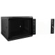Hálózati szekrény tárolóval fekete 53 x 60 x 45 cm acél