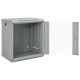 Hálózati szekrény tárolóval szürke 53 x 45 x 60 cm acél