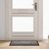 Ajtószőnyeg világosszürke 60 x 40 x 1.2 cm mackófleece