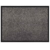 Ajtószőnyeg világosszürke 60 x 40 x 1.2 cm mackófleece