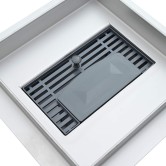 2 az 1-ben zuhanylefolyó ezüst 15 x 15 cm rozsdamentes acél 304 2 az 1-ben zuhanylefolyó ezüst 15 x 15 cm rozsdamentes acél 304