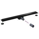 2 az 1-ben zuhanylefolyó fekete 90 cm rozsdamentes acél 304 2 az 1-ben zuhanylefolyó fekete 90 cm rozsdamentes acél 304