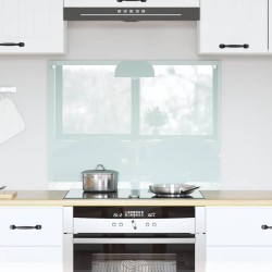 Konyhai splashback fehér 80 x 60 x 0.8 cm edzett üveg