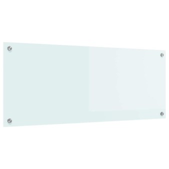 Konyhai hátfal tej 100 x 40 cm edzett üveg