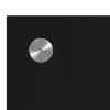 Konyhai hátfal fekete 70 x 40 cm edzett üveg