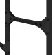 Mosógép polc polcokkal tárolóval 67 x 25 x 163 cm faanyag Mosógép polc polcokkal tárolóval 67 x 25 x 163 cm faanyag