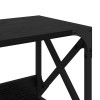 Nyomtatóállvány fekete tölgy 44 x 26 x 31.5 cm faanyag