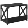 Nyomtatóállvány fekete tölgy 44 x 26 x 31.5 cm faanyag