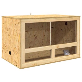 Terrárium barna 80 x 50 x 50 cm osb