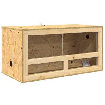 Terrárium barna 80 x 40 x 40 cm osb