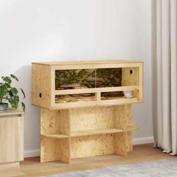 Terrárium barna 100 x 40 x 40 cm osb